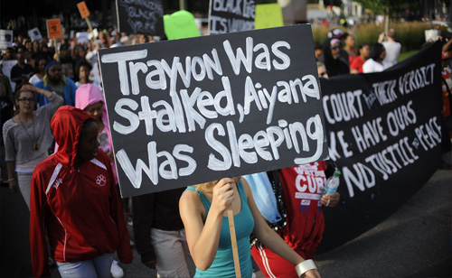 Trayvon Martin Protesters Clash with Police 