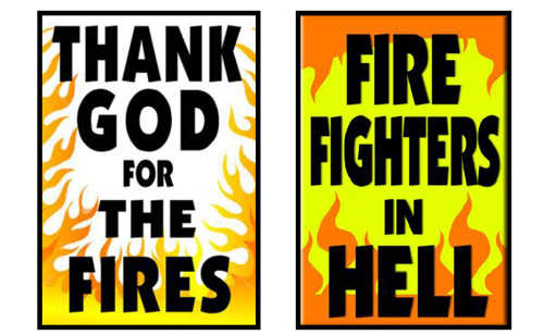 Westboro Baptist Hate Group Praises Arizona Fire – to Picket Firemen’s Funerals