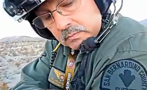 Cop Lands Helicopter to Harass Woman Collecting Rocks In Desert (VIDEO)