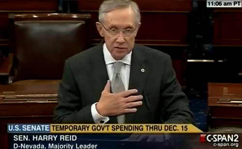 Harry Reid: I Won’t ‘Bow Down to Tea Party Anarchists’