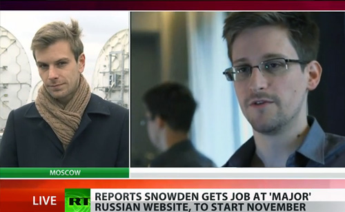 Edward Snowden Gets Job At Major Russian Website