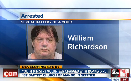 Youth Ministry Volunteer Charged With Molesting 9-Year-Old Girl