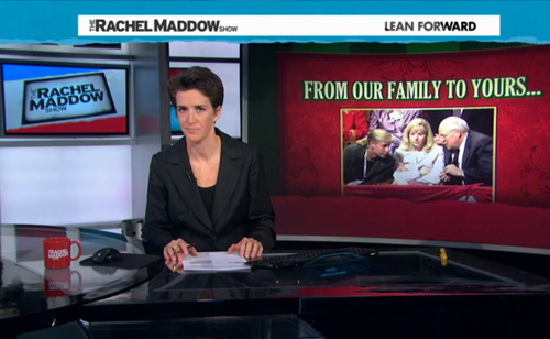 Rachel Maddow: Cheney Family Spectacles Mar Liz’s Campaign
