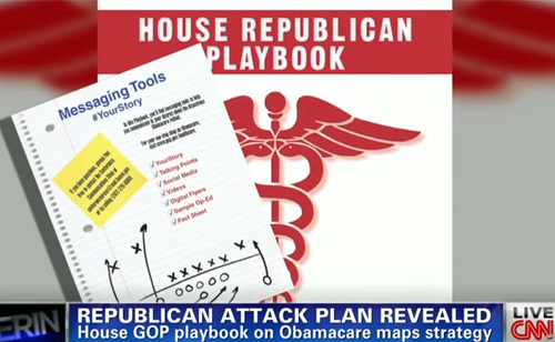Playbook reveals GOP’s plan of attack on Obamacare
