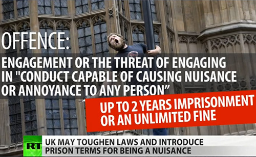 UK’s Nuisance Law Threatens Protesters, Criminalizes Childhood (VIDEO)