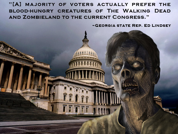 Who's scarier - Zombies or Congress?