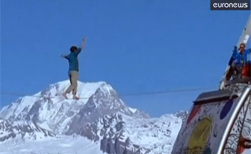Heart-Stopping High-Wire Video