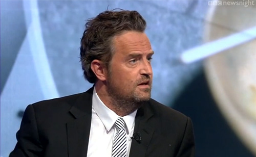 Matthew Perry Clashes With Journalist Over Drug Policy