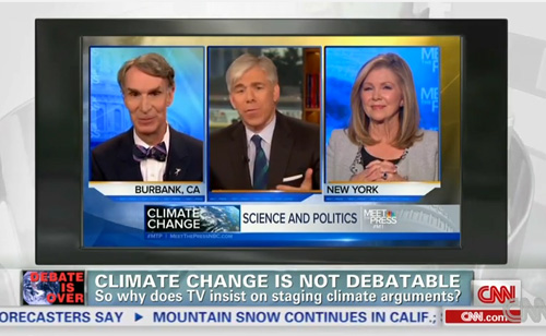 Climate Change Is Not Debatable. Why Does TV Give Equal Time To The ‘Other Side’? (VIDEO)