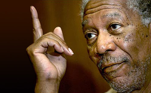 Morgan Freeman Solves Racism