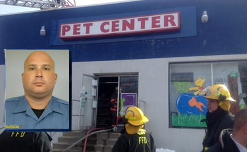 Cop Recovers From Smoke Inhalation After Rescuing Animals From Pet Shop
