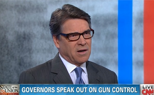 Rick Perry Supports Gun Manufacturer's Disdain For Gun Control Measures