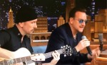 U2 Performs 'Ordinary Love' Unplugged on Jimmy Fallon's First Tonight Show
