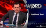 Stephen Colbert Lampoons Kentucky's Guns for God Giveaway