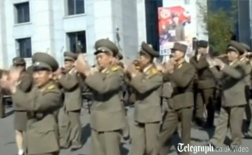 Soldiers Dance In The Streets As Kim Jong Un Wins 100% of Votes (VIDEO)