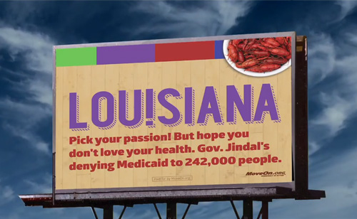 http://front.moveon.org/moveon-doubles-down-on-medicaid-expansion-campaign-in-louisiana-with-new-tv-ad/#.Ux641IVBqw8