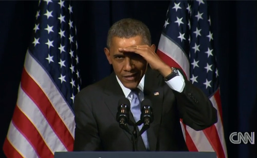 Obama Declares 'Happy Hour,' Disarms Heckler