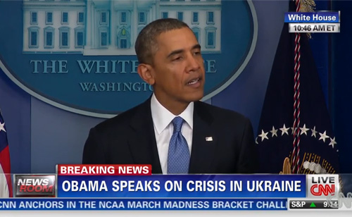 Obama Imposes Sanctions Against Russia Says Diplomacy Possible In Ukraine (VIDEO)