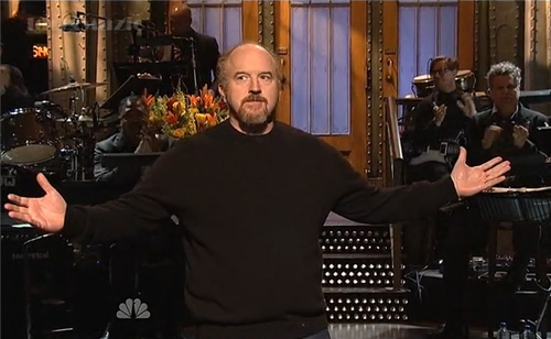 Louis C.K. Jokes About Men, Women, Death, God and Heaven During SNL Monologue