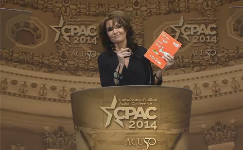 Sarah Palin Recites Dr. Seuss At CPAC Hoe-Down (VIDEO)