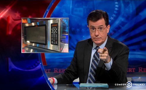 Flashback Friday: Colbert Auctions Microwave Stolen From Bill O’Reilly (VIDEO)