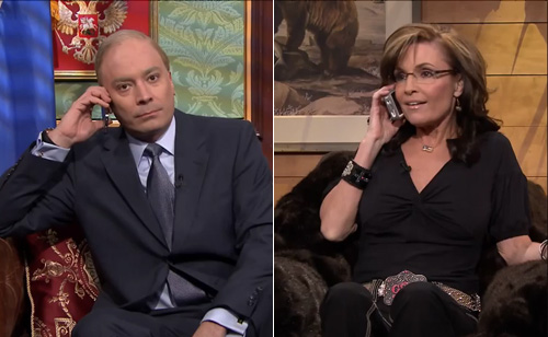 Putin & Sarah Palin Phone Call on 'Tonight Show'