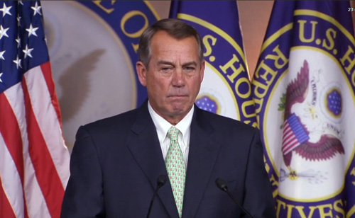 ‘No Issue Of Race Here’ States Boehner In Response To AG Remarks (VIDEO)