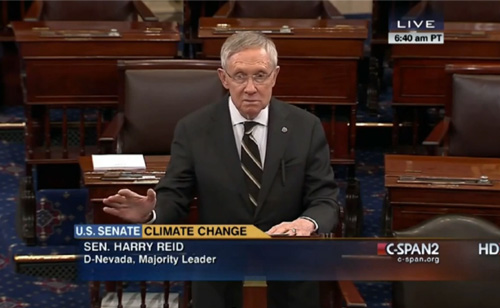 Watch Harry Reid Call Koch Brothers ‘One Of The Main Causes’ Of Climate Change