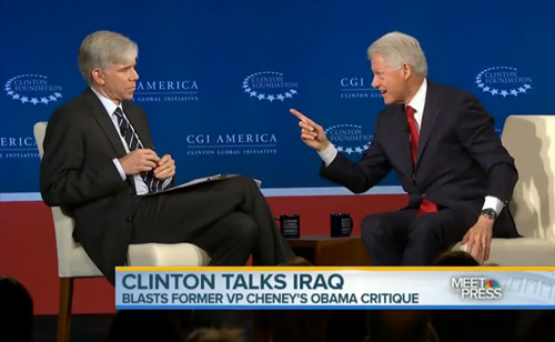 Clinton Blasts Cheney’s Obama Critique And Republican Selective Outrage (VIDEO)