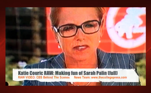 Leaked Footage Of Katie Couric Making Fun Of Sarah Palin (VIDEO)
