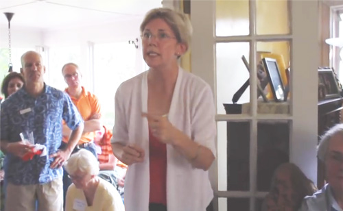 There’s Nobody In This Country Who Got Rich On Their Own – Elizabeth Warren, 2011 Campaign Trail (VIDEO)