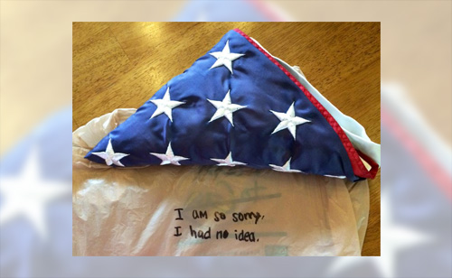 Stolen Flag Flown Over WTC Rubble Returned To Family Of Firefighter Killed On 9/11