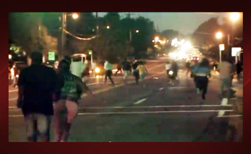 Video Posted Of Alleged Preemptive Strike By Police Against Fleeing Protesters In Ferguson