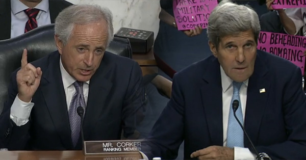 John Kerry And Senator Corker Have Heated Exchange at ISIS Hearing – VIDEO