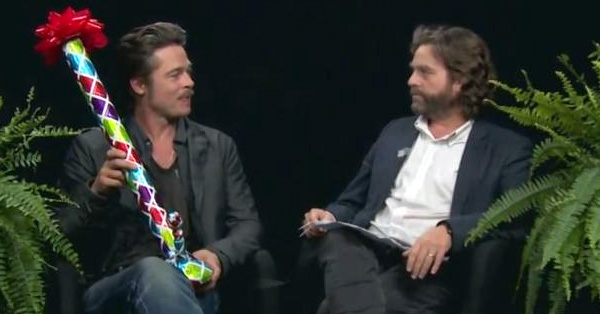 Watch Brad Pitt’s Interview With Zach Galifianakis – Guaranteed To Make You Laugh