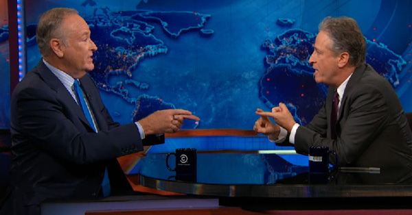 Bill O’Reilly  And Jon Stewart Clash Over ‘White Privilege’ (VIDEO)