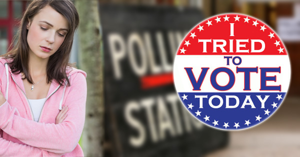 Watch: College Republican Chairwoman Suppress Voter Registration
