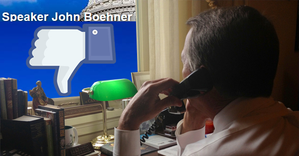 All Hell Breaks Loose On Speaker Boehner’s Facebook