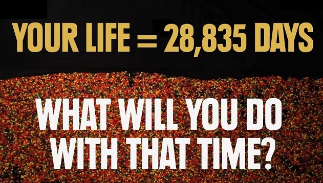 Thousands Of Jelly Beans Show How Much You Are Wasting Your Life (VIDEO)