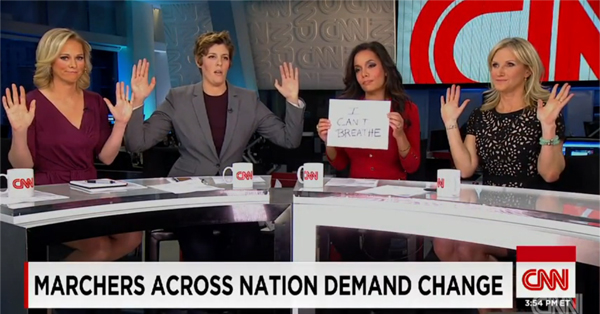 Mother Jones Editor Slams ‘Twitchy Mob’ For Attacking CNN Hosts Who Assumed ‘Hands Up’ Pose