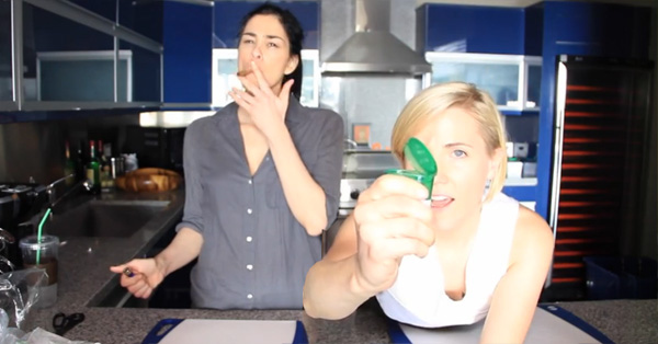 Sarah Silverman Gets High And Makes Veggie Pot Pie – VIDEO