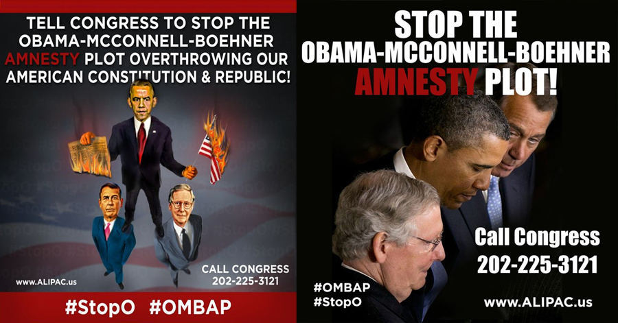 10 Tea Party And Anti-Immigration Groups Revolt Against ‘Obama-McConnell-Boehner Amnesty Plot’