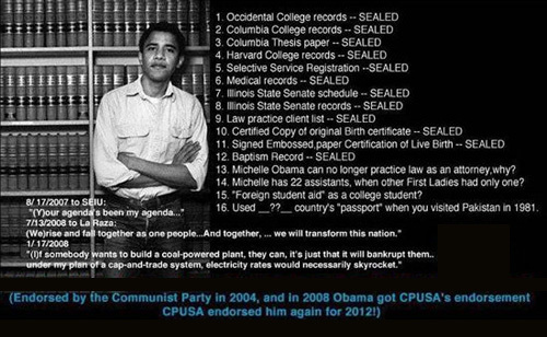 Obama Records Lies