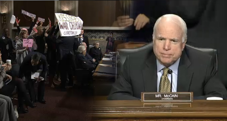 McCain-Protesters