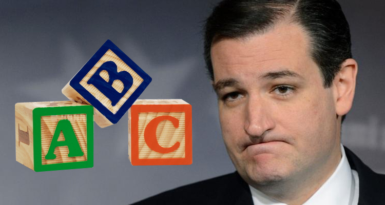 Tea Party Idiot Ted Cruz Pleads For Repeal Of Federal Law That Doesn’t Exist