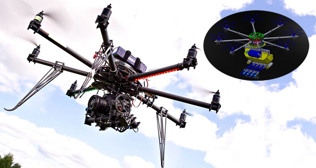 What Kind Of F*ckery Is This? Air Assault Drones Developed For Use By Police – VIDEO