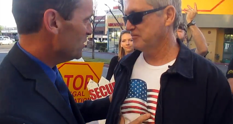 Angry Republican Congressman Threatens Protester: ‘Touch Me Again And I’ll Drop Your Ass’ – VIDEO