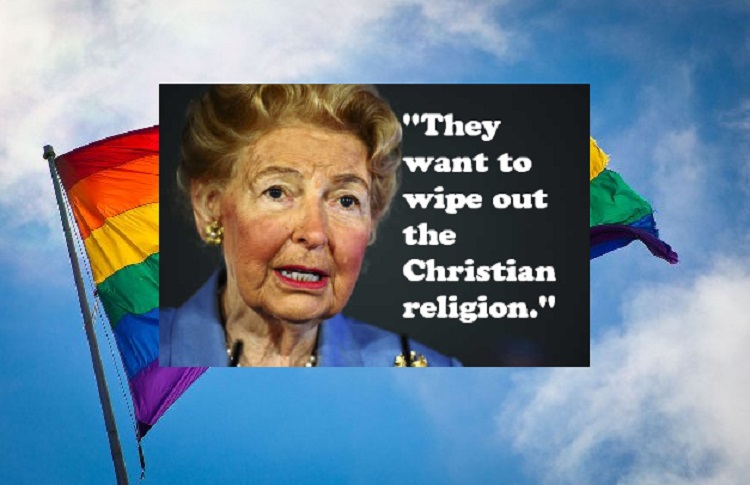 Phyllis Schlafly Warns Gay Marriages Will Wipe Out Christianity