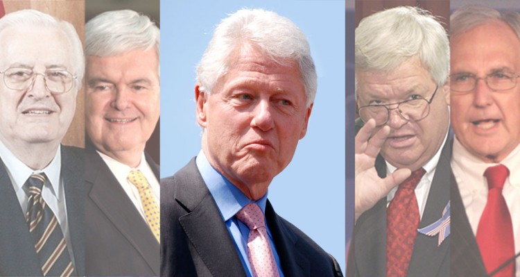 The Republican Hypocrites Who Led The Impeachment Of Bill Clinton