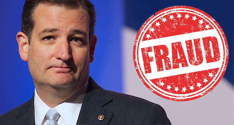 Tea Party Hypocrite Ted Cruz Trashes The Constitution And ‘The Rule Of Law’